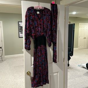 Diane Freis silk dress